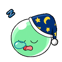 Sleepy Good Night Sticker by Squishiverse