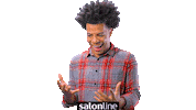 black power laughing Sticker by Salon Line