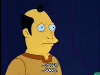 Yelling Season 4 GIF by The Simpsons