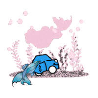 Mermaid Zodiac Sticker by Wheelzy