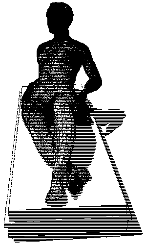 Appearing Black And White Sticker by badblueprints