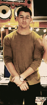 nick jonas check GIF