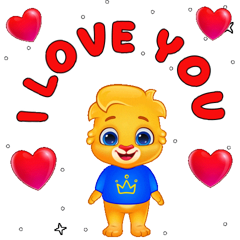 I Love You Very Much Sticker by Lucas and Friends by RV AppStudios