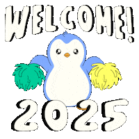 New Year Penguin Sticker by Pudgy Penguins