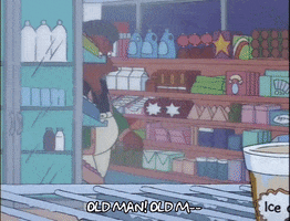 homer simpson senior citizen GIF