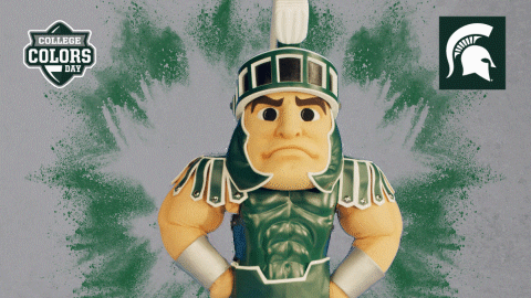 College Sports Msu GIF by College Colors Day