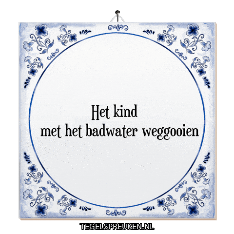 Kind Verandering Sticker by Tegelspreuken.nl