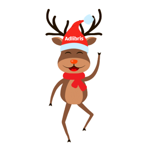 Reindeer Ren Sticker by Adlibris