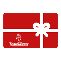 Christmas Birthday Sticker by König-Brauerei