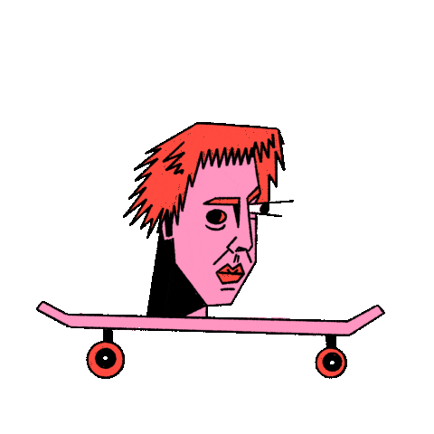 Animation Skating Sticker by flomeissner