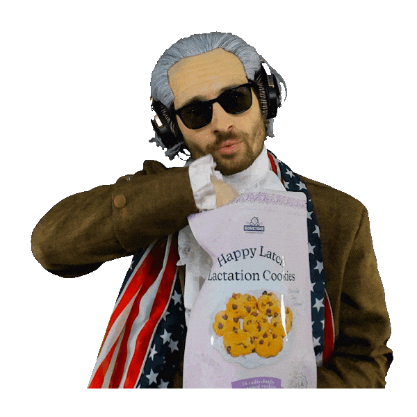 Snack Eating Sticker