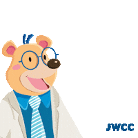 Bear Warning Sticker by The Jakarta Women & Children's Clinic