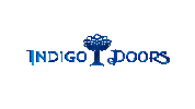 Blue Sticker by Indigo Doors