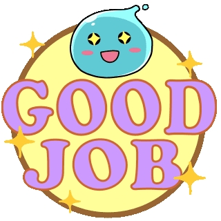 Well Done Good Job Sticker