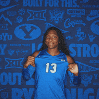 Ncaa Volleyball Go Cougs GIF by BYU Cougars