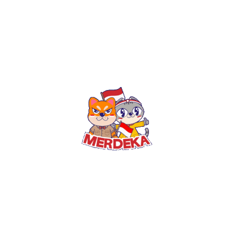 Cat Dog Sticker by KOL.ID