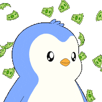 Pay Day Money Sticker by Pudgy Penguins