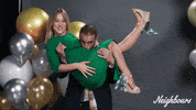 Kyle Canning Party GIF by Neighbours (Official TV Show account)