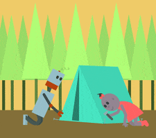 camping road trip GIF by The Old Stand Studio