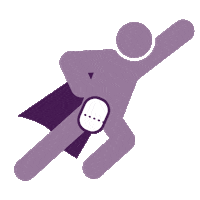 Hero Ced Sticker by Chronisch Glücklich