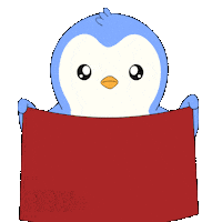 Space Holding Sticker by Pudgy Penguins