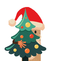 Happy Christmas Sticker by Klötzchenmann