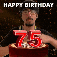 75Th Birthday GIF