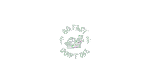 Lets Go Good Luck Sticker by Go Fast Don't Die
