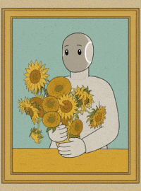 Art Flowers GIF by 1X Technologies