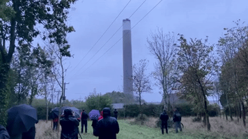 'Bang': Chimney at UK Power Plant Demolished