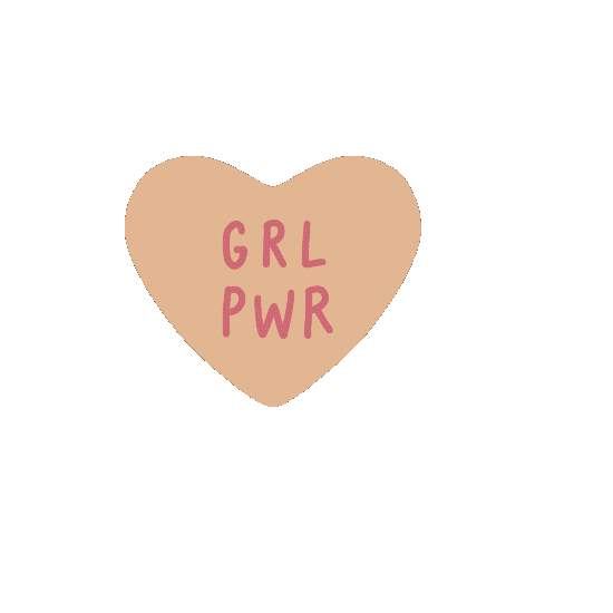 Valentines Girl Power Sticker by Starry Eyed Letter Co.