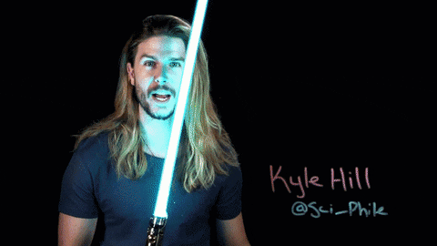 cutting star wars GIF by Geek & Sundry