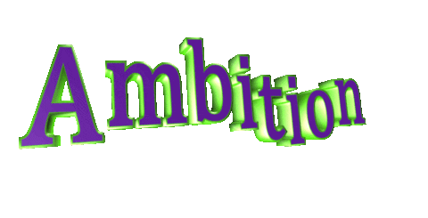 text ambition Sticker