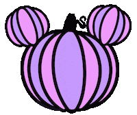 Pumpkin Disney Halloween Sticker