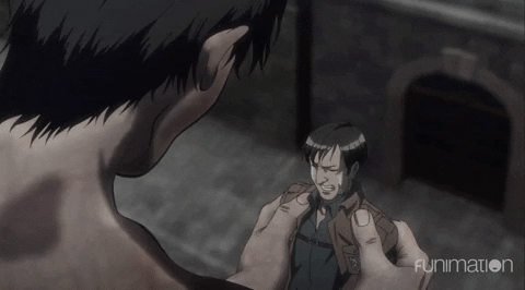 scared attack on titan GIF by Funimation