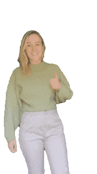 ITDietetics thumbs up dietitian nutritionist smiling girl Sticker