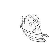 Halloween Ghost Sticker