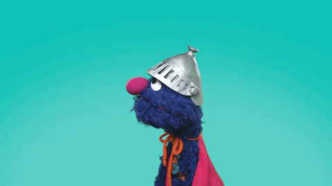 Fail Super Grover GIF by Sesame Street