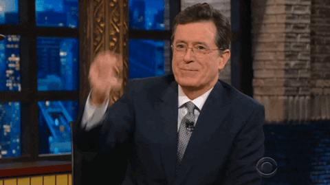come over GIF by The Late Show With Stephen Colbert