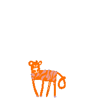 mimicks animals chicken tiger owl Sticker