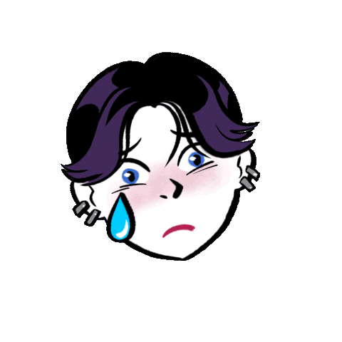 Sad Face Sticker