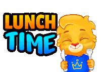 Hungry Lets Eat Sticker by Lucas and Friends by RV AppStudios