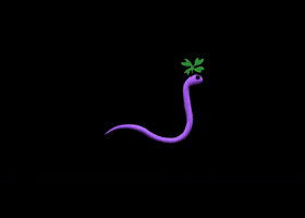 ygeorge3 love christmas worm valentines GIF