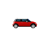 mini_italia car drag drop mouse Sticker