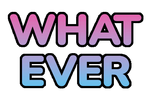 Whatever You Say Shrug Sticker