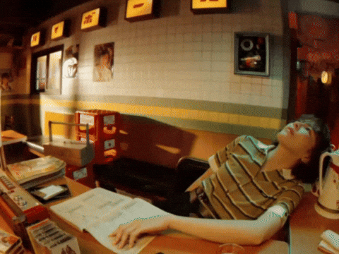 Sleepy Space Out GIF by HIM International Music