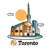 Canada Toronto Sticker by Dingoos Australia