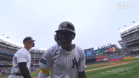 New York Yankees Smile GIF by MLB