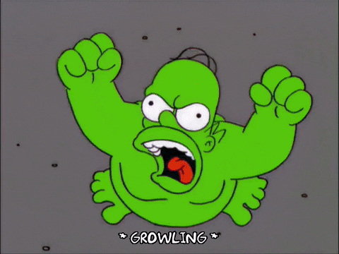 angry homer simpson GIF