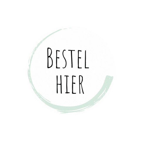 Bestel Hier Sticker by Hummelke Handmade